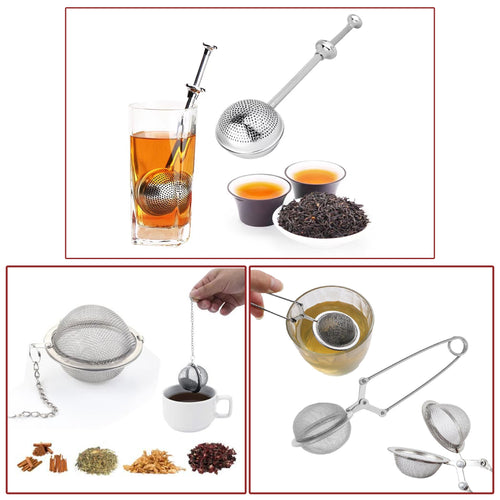 Infusor e Coador de Chá em Aço inox.  Praticidade a todo momento